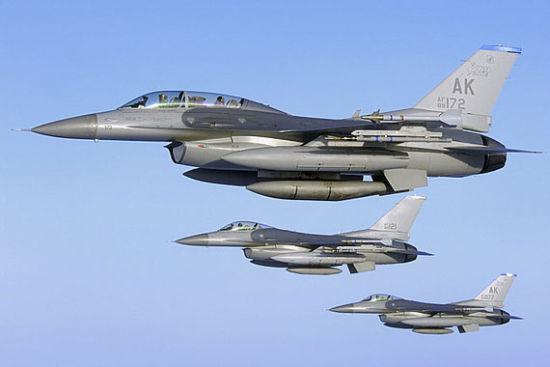 资料图：美制F-16战机