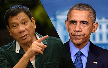 菲律宾总统杜特地出言不逊， 欧巴马已取消原订与杜特地的首次会晤。