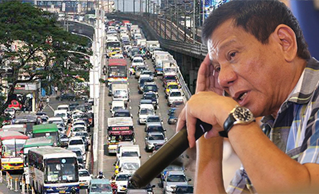 菲律宾总统杜特地向马尼拉堵车梦魇宣战。